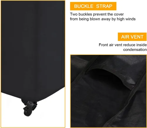 Vista 3 de Ooni - Funda para carrito de exterior para mesa modular grande, impermeable, para parrilla de cocina, cubierta de soporte para horno de pizza