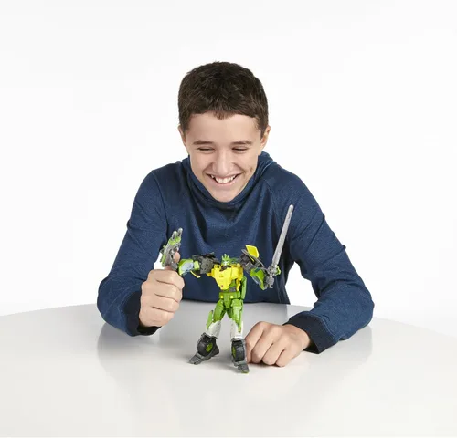 Vista 2 de Figuras de Transformers generación Voyager Class y Autobot Springer