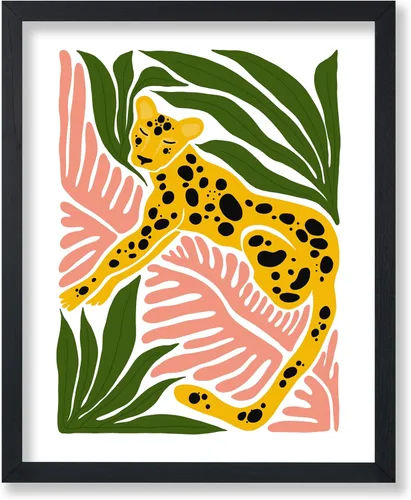 Vista 49 de Poster Master Póster de gato – Estampado floral retro – Arte de flores – Arte colorido de gato – Arte bohemio chic – Arte abstracto genial – Arte