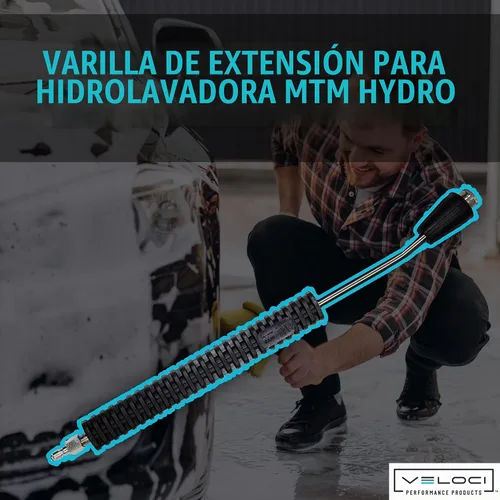 Vista 2 de MTM Hydro Kit de varilla de extensión para lavadora a presión de 20