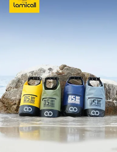 Vista 7 de Lamicall Mochila impermeable con bolsa para teléfono 5L/10L/20L/30L/40L Verde oliva