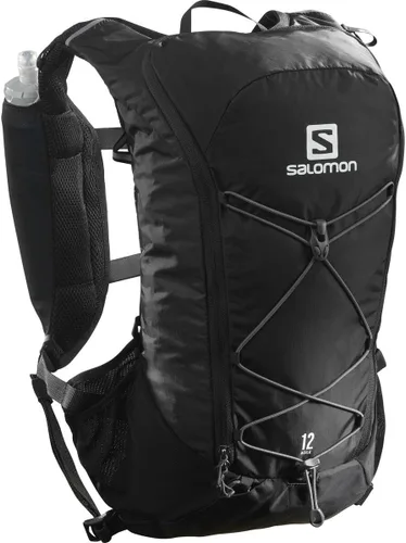 Vista 7 de Salomon Unisex Agile 12 Set, Hydration & Storage Vest with 500ml Flasks Included Negro