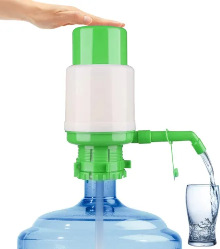 Vista 8 de ONE250 Bomba manual para botella de agua, bomba de agua potable fácil, dispensador manual de prensa manual fácil y portátil para enfriadores Gris