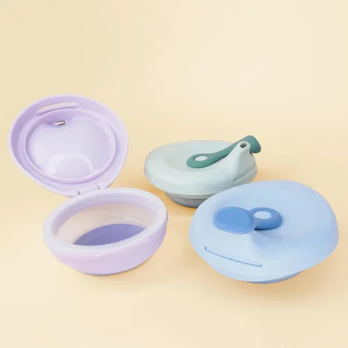 Vista 8 de b.box Fill + Feed (rubor) Bolsa reutilizable de comida para bebés Para bebés y niños pequeños de 4 meses Bolsa de silicona/nailon, tapa sin