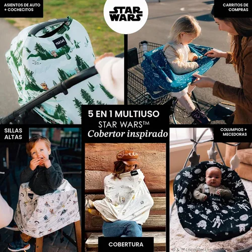 Vista 2 de Milk Snob Star Wars - Funda original 5 en 1 - Funda de lactancia para Escapar de Endor