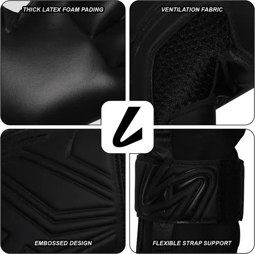 Vista 6 de Guantes de portero para adultos con protección para los dedos, guantes de fútbol transpirables para hombre, guantes de fútbol Giga Palm