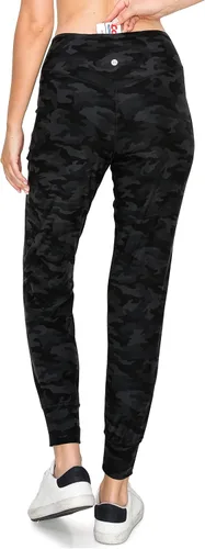 Vista 20 de Leggings Depot ActiveFlex Jogger - Pantalones de yoga para mujer con bolsillos Negro