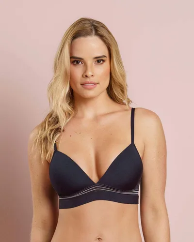 Vista 3 de Leonisa Sujetadores sin varillas para mujer, sin costuras, sin varillas, triángulo