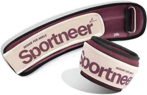 Vista 13 de Sportneer Pesas de tobillo de 0.5/1/2/3/5 libras, 1 par de pesas de muñeca y pierna para mujeres, hombres, niños y niños con correas ajustables