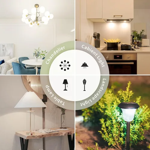 Vista 7 de Paquete de 10 enchufes de luz G4, casquillo MR16, adaptador de base de conector de alambre cerámico Letaclanic LED lámpara halógena, enchufe G4 MR16