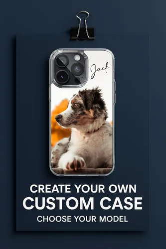 Vista 4 de Funda personalizada para teléfono de mascotas para iPhone de Apple transparente