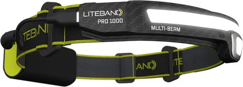 Vista 9 de OPTIMAL VENTURES LITEBAND PRO - Linterna frontal LED recargable multihaz, 1000 lúmenes, haz ancho de 210° + punto enfocado, compatible con casco
