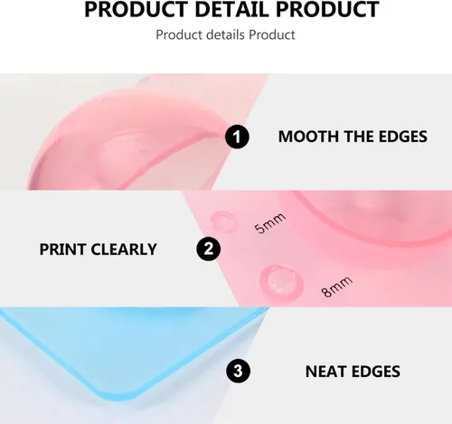 Vista 8 de ARTIBETTER 4 piezas de papel Quilling molde plástico Quilling herramientas 3D medias bolas molde para proyectos de manualidades DIY