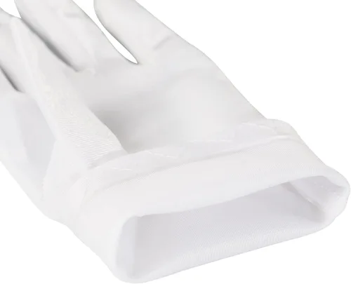 Vista 6 de Guantes de ópera cortos de satén para mujer, guantes formales de baile para boda, banquetes de novia, fiesta, guantes de los años 20, accesorios