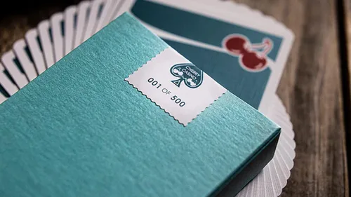 Vista 4 de Juego de cartas Cherry Casino House (Tropicana Teal) de Pure Imagination Projects