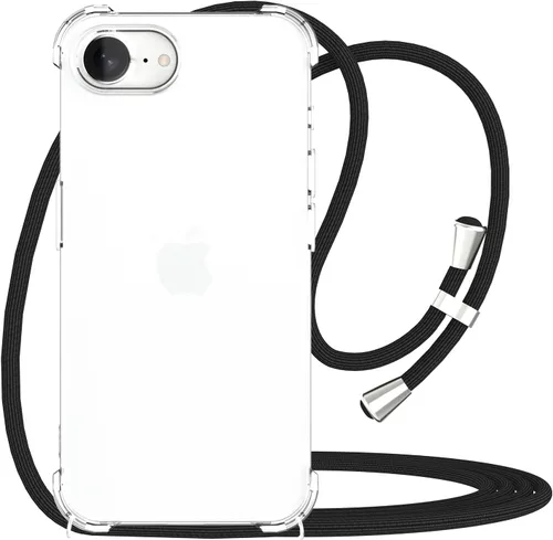 Vista 8 de para Google Pixel 6a Funda con Correa Ajustable para Cuello, Hombro y Cruzada Transparente Funda Móvil Duradera, Suave y delgada de Ajuste Perfecto