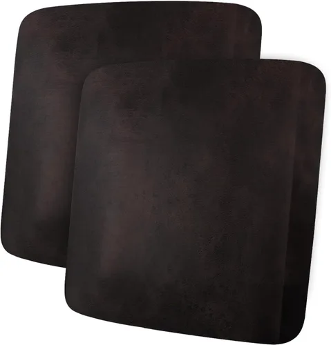 Vista 120 de ANARACHON Fundas de cojín de sofá con aspecto de cuero, juego de fundas de asiento de sofá, protector de muebles para sillón seccional, sofá biplaza