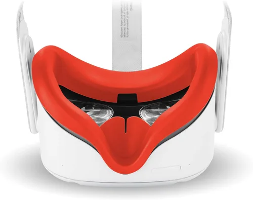 Vista 4 de for Oculus Quest 2 Accessories Quest 2 VR Silicone face Cover VR Shell CoverQuest 2 Touch Controller Grip CoverProtective Lens CoverDisposable Eye
