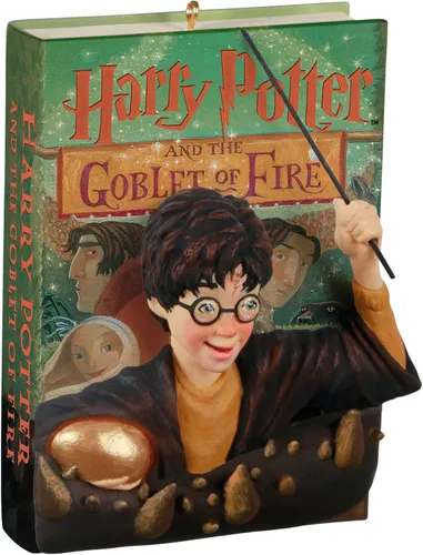 Vista 9 de Hallmark Keepsake Adorno navideño de Harry Potter (casi sin cabeza) con luz y sonido
