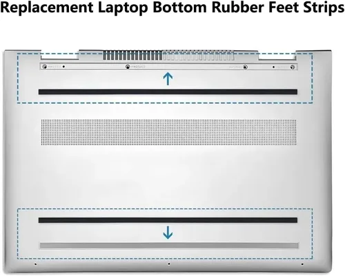 Vista 4 de WESAJJ - Tiras de goma de repuesto para portátiles HP Envy x360 15 Series 15-DR 15-DS 15-DA 15-DB 15M-DR 15G-DR 15G-DX 15T-DA 15Q-DS 15T-DB