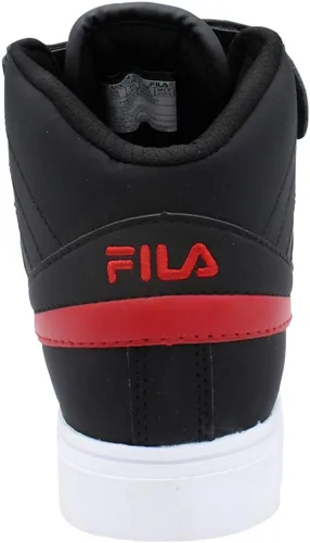 Vista 6 de Fila Tenis deportivos para hombre para uso diario, atléticos, casuales, de caña alta, con cordones Negro/Rojo/Blanco