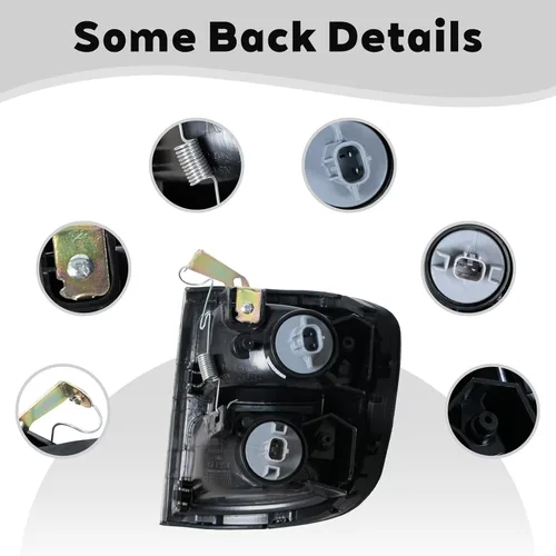 Vista 5 de Luz antiniebla para Mitsubishi Pajero Montero V33 1997-1999 Luz de señal de giro izquierda