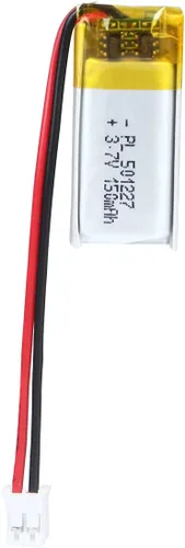 Vista 17 de Batería de 3.7V 200mAh 502025 Li-ion Li-Po recargable de iones de litio con conector de paso de 2P PH 0.079 in