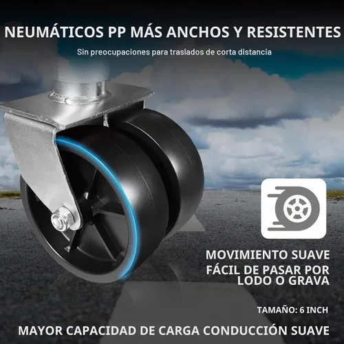 Vista 7 de Torin - Gato de remolque de 1500 libras con rueda, gato giratorio resistente para barco de remolque, elevación de 13 pulgadas, gato de lengüeta