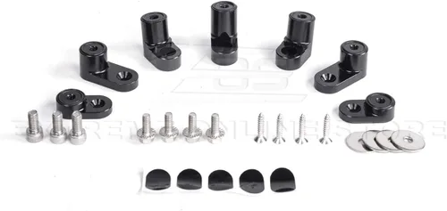 Vista 2 de Extreme Online Store Para Ford Focus ST/RS Hatchback modelos 2013-2018 Extensión de alerón trasero complementario EOS (negro anodizado)
