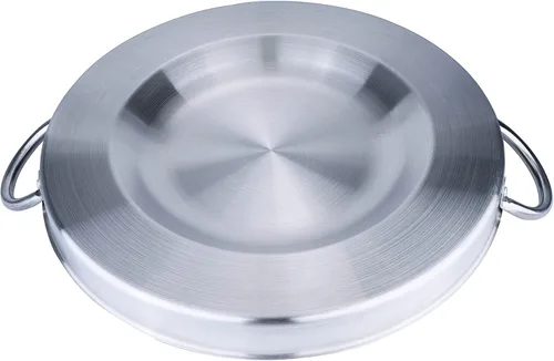 Vista 3 de ARC, CM54 Aprobación NSF de 21.25 pulgadas, resistente acero inoxidable, convexo, Comal Cazo - Utensilios de cocina, wok de estilo mexicano, gran