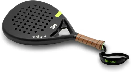 Vista 4 de Carbon Fiber Padel Racket – Black Drop Shape Design for Optimal Power Control Platform Paddle Racket for Beginners to Pros