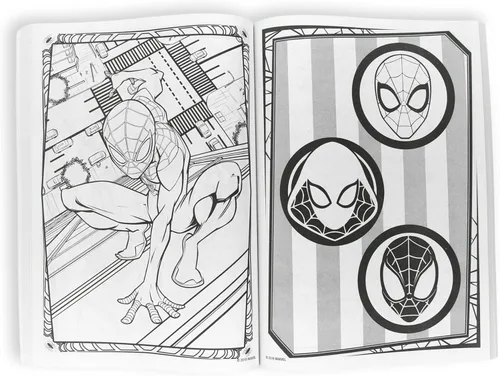 Vista 8 de Juego de calcomanías y actividades para colorear de Spiderman