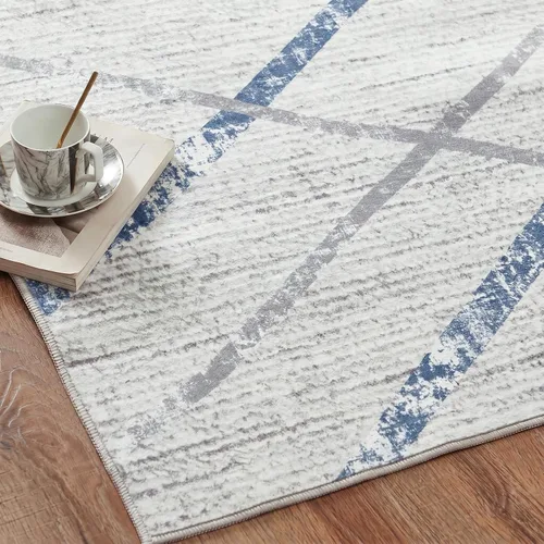 Vista 80 de jinchan Alfombra marroquí de pasillo 2x6 - Alfombra de pasillo lavable a máquina para cocina, alfombra moderna geométrica suave de pelo bajo