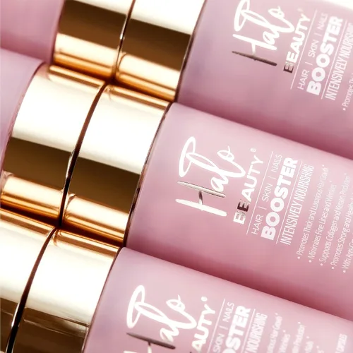 Vista 6 de Halo Beauty Suplemento para la piel y las uñas Crecimiento del cabello más grueso, piel radiante y uñas fuertes con biotina, palma enana americana