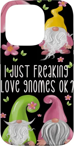 Vista 17 de Funda de gnomo floral de primavera para mujeres y niñas, lindo diseño de gnomos de verano para iPhone 17