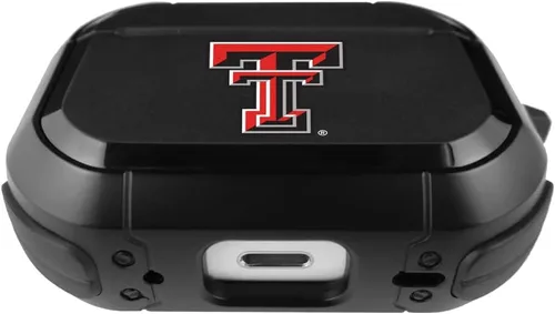 Vista 20 de Funda negra duradera para Apple AirPods Pro (1ª/2ª generación) con mosquetón - Alabama Crimson Tide