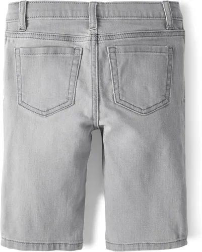 Vista 2 de The Children's Place Pantalones cortos de mezclilla Skimmer para Niña