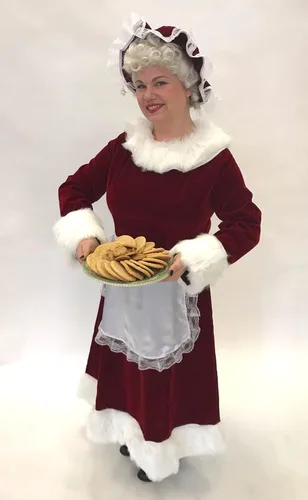 Vista 5 de Halco - Disfraz de Mrs Claus para adulto