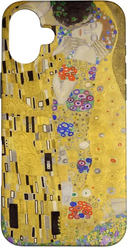 Vista 23 de Gustav Klimt's The Kiss Famous Painting Case for iPhone 17