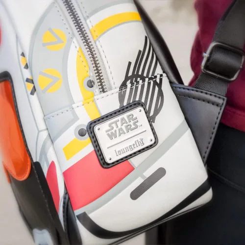 Vista 5 de Loungefly Star Wars - Mini-mochila con casco X-Wing, exclusiva de Tienda