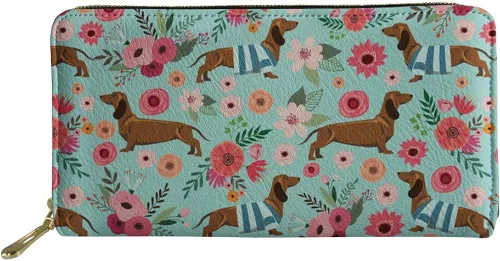 Vista 2 de doginthehole American Bulldog - Cartera con cremallera para mujer, monedero de viaje