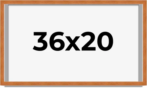 Vista 235 de Marco de 3 x 3 pulgadas de madera maciza de nuez y miel marrón con plexiglás acrílico UV, respaldo de tablero de espuma y accesorios para colgar