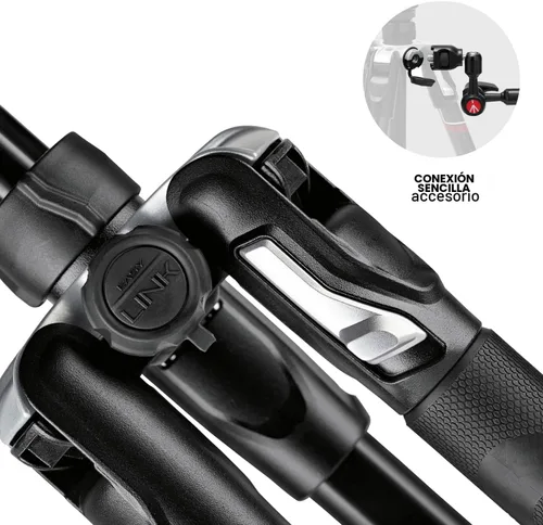Vista 7 de Manfrotto Befree - Kit de trípode avanzado de 3 vías, trípode y cabezal