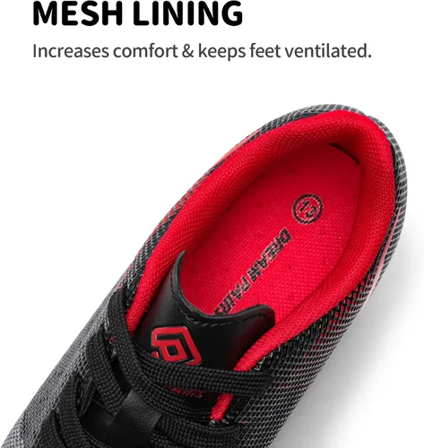 Vista 4 de DREAM PAIRS Zapatos de fútbol para niños y niñas, zapatos de fútbol para niños pequeñosniños grandes