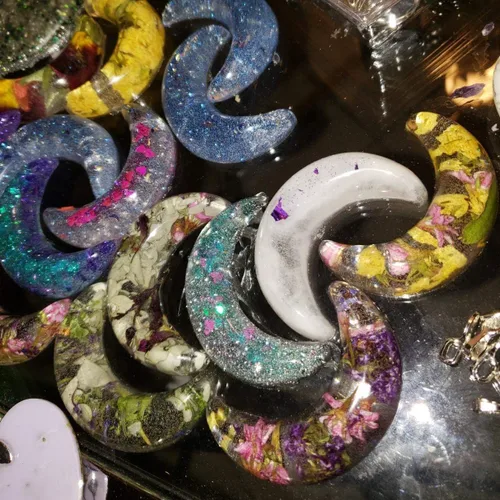 Vista 3 de Molde de silicona de luna de 18 cavidades para pastel de chocolate, bandeja de hielo, pana, cotta, pudín de jalea y caramelo para hornear