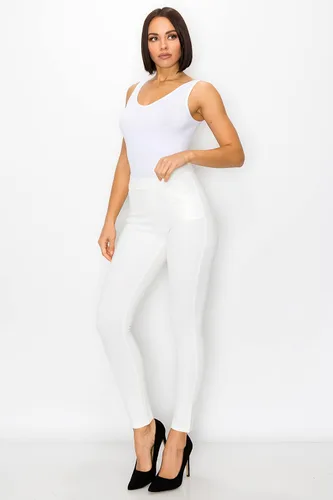 Vista 4 de Prolific Health Womens Stretch Dress Pants Pull-On with Pockets Wear to Work Ponte