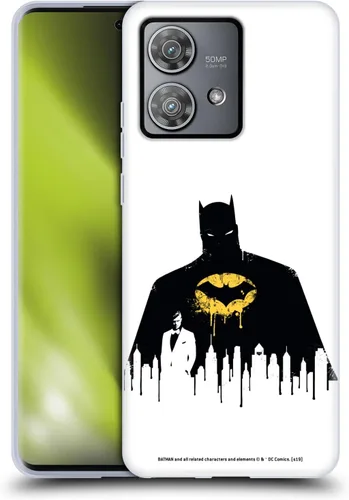 Vista 9 de Head Case Designs Officially Licensed Batman DC Comics Alter Ego Bats Duality Soft Gel Case Compatible with Motorola Edge 40 Neo 5G
