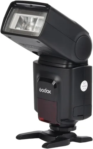 Vista 5 de Godox Flash inalámbrico de 433 MHz GN33 Speedlite con receptor integrado con transmisor RT compatible con cámaras réflex digitales Canon Nikon Sony