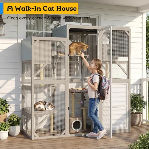 Vista 6 de PetsCosset Catio de ventana sin cita previa, recinto para gatos al aire