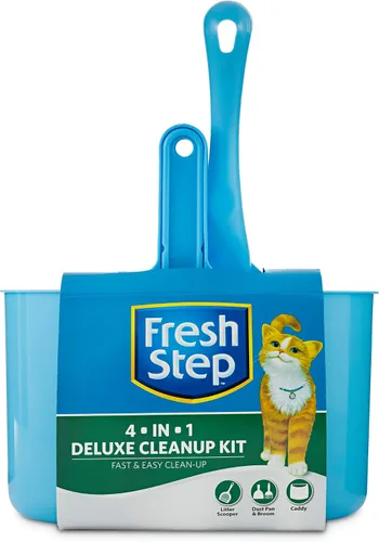Vista 2 de Fresh Step Kit de limpieza de arena para gatos 4 en 1 de lujo